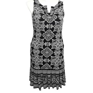 White House Black Market Packable Wrinkle Resistant Sleeveless Shift Dress EUC M